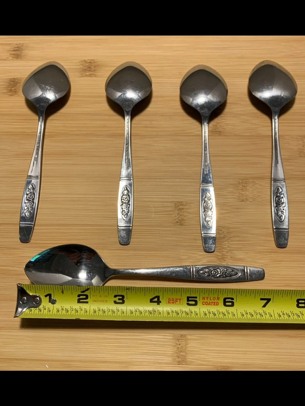 Oneida: Distinction Deluxe Stainless: Lot of 5 Table Spoons